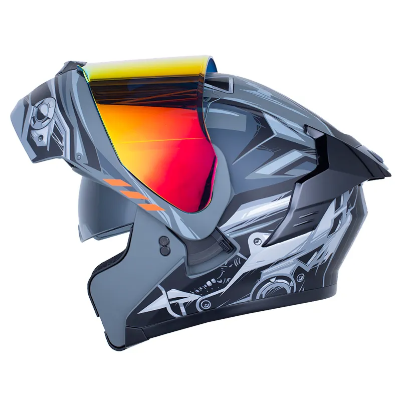 CASCO ABATIBLE X-ONE 3000 RS ENGINE GRIS OSCURO GRIS OSCURO MATE