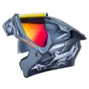 CASCO ABATIBLE X-ONE 3000 RS ENGINE GRIS OSCURO GRIS OSCURO MATE