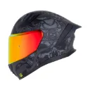 CASCO INTEGRAL SHAFT 558SP RAWW NEGRO GRIS OSCURO MATE