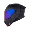 CASCO INTEGRAL SHAFT PRO 606SP DOBLE VISOR DAMN NEGRO GRIS OSCURO MATE