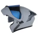 CASCO ABATIBLE X-ONE 3000 RS DOBLE VISOR SOLID GRIS GRIS OSCURO MATE