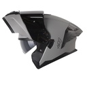 CASCO ABATIBLE HRO 3480 EVO DOBLE VISOR SOLID GRIS NEGRO MATE