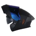 CASCO ABATIBLE HRO 3480 EVO DOBLE VISOR SOLID NEGRO NARANJA MATE