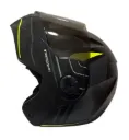 CASCO ABATIBLE ICH 3110 DOBLE VISOR REPLACED NEGRO GRIS AMARILLO NEON MATE VISOR NEGRO