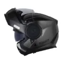 CASCO ABATIBLE LS2 902 JEANS TITANIUM VISOR TRANSPARENTE