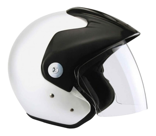 CASCO ABIERTO ZEUS 507 BLANCO BRILLO