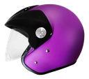 CASCO ABIERTO ZEUS 507 MORADO MATE 