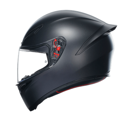 CASCO INTEGRAL AGV K1S MONO SOLID (029) NEGRO MATE-INCLUYE PINLOCK