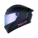 CASCO INTEGRAL X-ONE 500 RS SOLID V2 NEGRO FUCSIA MATE