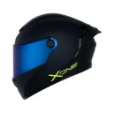 CASCO INTEGRAL X-ONE 500 RS SOLID V2 NEGRO AMARILLO MATE