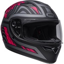 CASCO INTEGRAL BELL QUALIFIER REBEL NEGRO ROSA MATE 