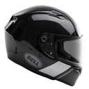 CASCO INTEGRAL BELL QUALIFIER VITESSE NEGRO BLANCO BRILLO
