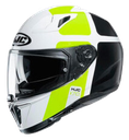 CASCO INTEGRAL HJC I70 PRIKA MC4H NEGRO AMARILLO BRILLO-INCLUYE PINLOCK