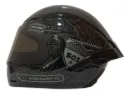 CASCO INTEGRAL ICH 501SP RUTERO NEGRO GRIS OSCURO GRIS BRILLO VISOR NEGRO
