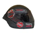 CASCO INTEGRAL ICH 501SP RUTERO NEGRO ROJO GRIS VISOR NEGRO MATE