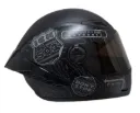 CASCO INTEGRAL ICH 501SP RUTERO NEGRO GRIS OSCURO GRIS MATE VISOR NEGRO