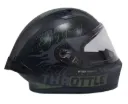 CASCO INTEGRAL ICH 503 FINYKIT NEGRO VERDE OSCURO GRIS MATE VISOR TRANSPARENTE