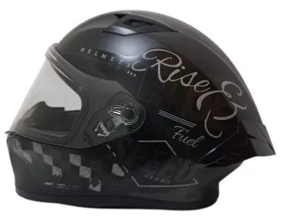 CASCO INTEGRAL ICH 503 FINYKIT NEGRO GRIS OSCURO GRIS MATE VISOR TRANSPARENTE (S)