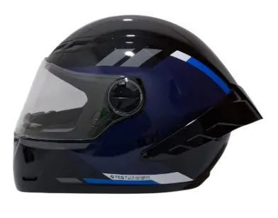 CASCO INTEGRAL ICH 501SP HCI NEGRO AZUL OSCURO BRILLO VISOR TRANSPARENTE (S)