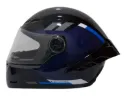 CASCO INTEGRAL ICH 501SP HCI NEGRO AZUL OSCURO BRILLO VISOR TRANSPARENTE
