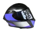 CASCO INTEGRAL ICH 503 ZEIBA NEGRO MORADO MORADO MATE VISOR NEGRO