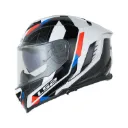 CASCO INTEGRAL LS2 818 DOBLE VISOR SPORTY AZUL ROJO