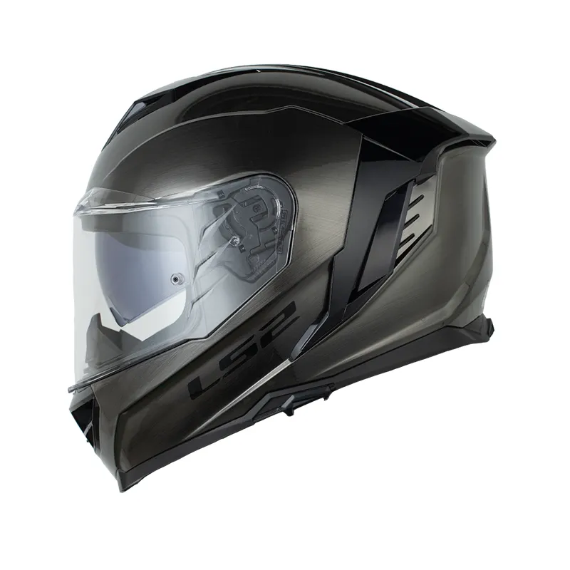 [217583] CASCO INTEGRAL LS2 818 DOBLE VISOR JEANS TITANIUM (S)