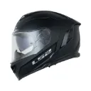 CASCO INTEGRAL LS2 818 DOBLE VISOR SOLID NEGRO MATE