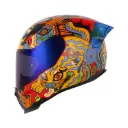 CASCO INTEGRAL SHAFT 562 R MANIAC-X ROJO NARANJA