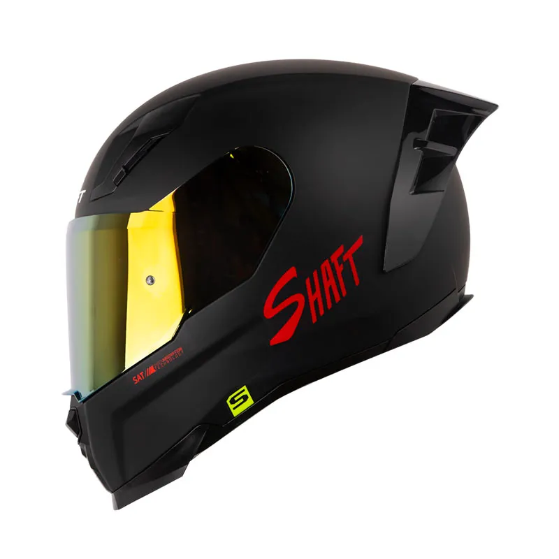 CASCO INTEGRAL SHAFT 562 R SOLID NEGRO ROJO (S)