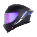 CASCO INTEGRAL SHAFT PRO 609 VENOMS SOLID V2 NEGRO MORADO MATE