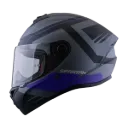 CASCO INTEGRAL SPARTAN DRAKEN AIRCRAFT Z8 GRIS MORADO MATE