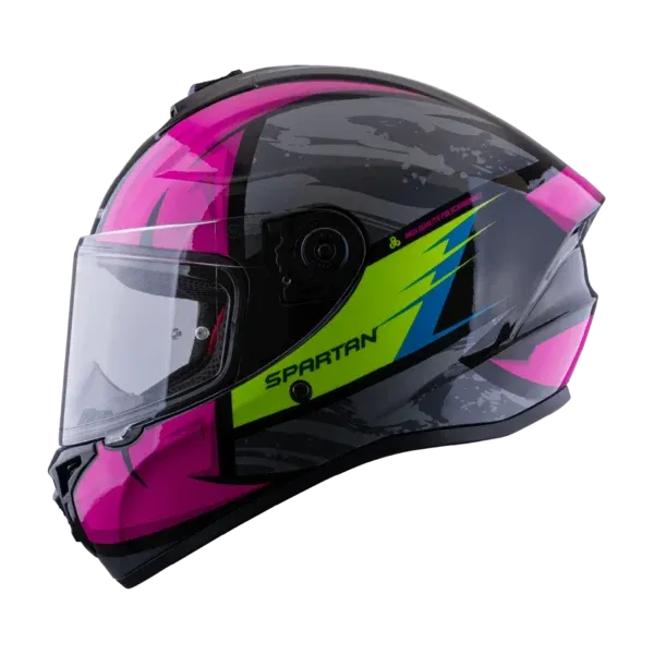 [579346] CASCO INTEGRAL SPARTAN DRAKEN LYNX B0 GRIS ROSADO BRILLO (S)