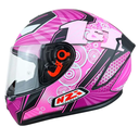 CASCO INTEGRAL NZI TRENDY ONE&ONE NEGRO PURPURA MATE 