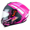 CASCO INTEGRAL NZI TRENDY OVERTAKING PURPURA BLANCO MATE
