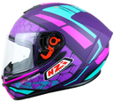 CASCO INTEGRAL NZI TRENDY OVERTAKING PURPURA ROSA MATE 