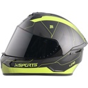 CASCO INTEGRAL XSPORTS M63 LORD NEGRO AMARILLO BRILLO