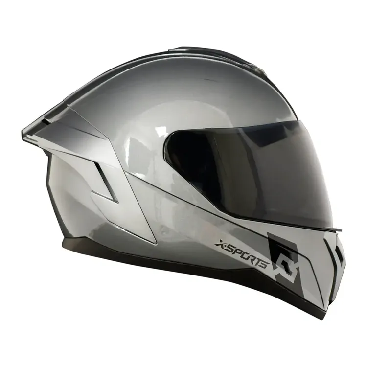 CASCO INTEGRAL XSPORTS M75 SOLID GRIS BRILLO