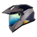 CASCO MULTIPROPOSITO SHAFT PRO MX400 DOBLE VISOR PROTON ARENA ARENA OSCURO BRILLO