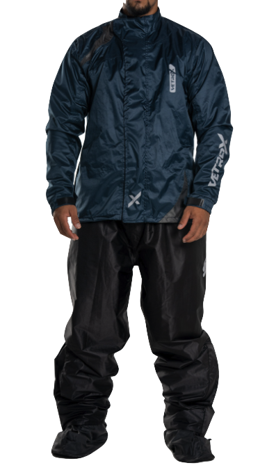 IMPERMEABLE VETROX EVO NEGRO AZUL CABALLERO