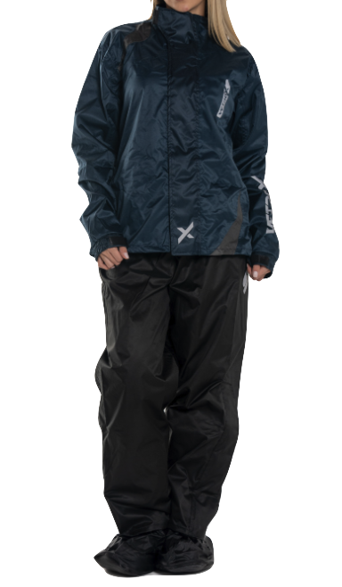 IMPERMEABLE VETROX EVO NEGRO AZUL DAMA