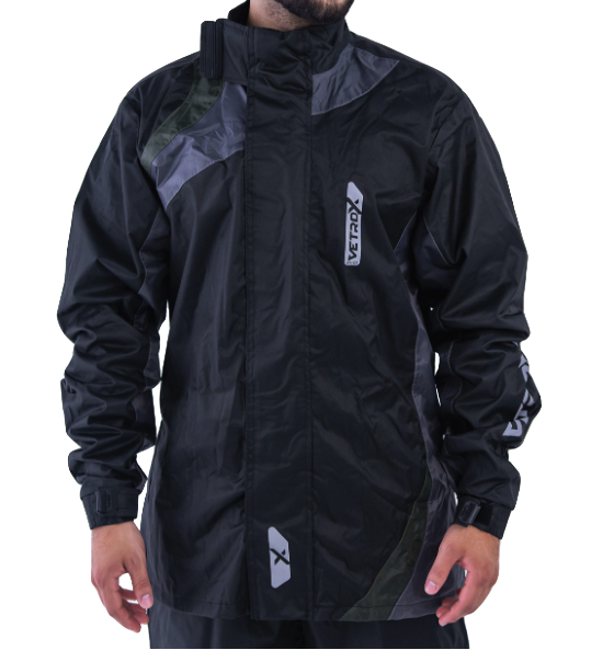 IMPERMEABLE VETROX EVO NEGRO GRIS VERDE ARMY CABALLERO