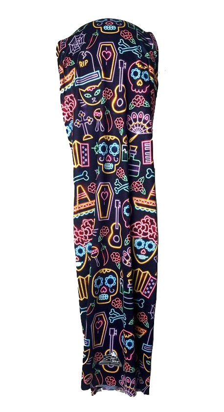 TUBULAR MICROPERFORADO SMART BIKER 75X50 LARGO GRAFICO DAMA