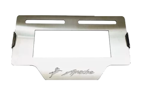 [10141115] PORTA PLACA METALICO APACHE
