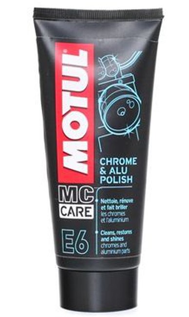 CREMA MOTUL E6 LIMPIADORA DE PARTES CROMADAS Y ALUMINIO 