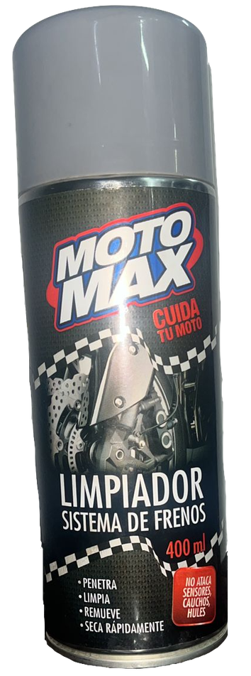 SPRAY MOTOMAX LIMPIADOR SISTEMA FRENOS 