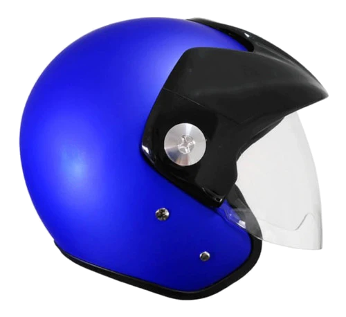 CASCO ABIERTO ZEUS 507 AZUL MATE