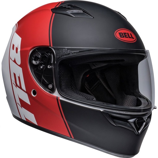 CASCO INTEGRAL BELL QUALIFIER ASCENT NEGRO ROJO MATE