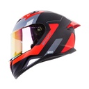 CASCO INTEGRAL SHAFT 522 KRITIK NEGRO ROJO MATE