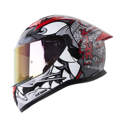 CASCO INTEGRAL SHAFT 522 VISERION NEGRO GRIS